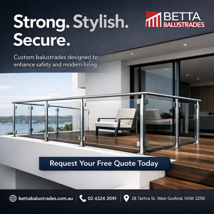 Premium Safety & Style with Betta Balustrades