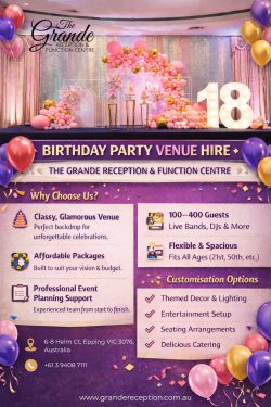 Celebrate in Style at Melbourne’s Premium Birthday Venue