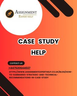 Customized Case Study Help for Unique Requirements