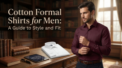 Cotton Formal Shirts for Men: A Guide to Style and Fit