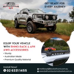 Equip Your Vehicle with Rhino-Rack and AFN 4WD Accessories – Bathurst Automotive 4×4