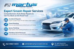 Expert Smash Repair Services – Marty’s Smash Repairs