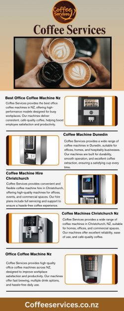 Coffee Vending Machine for Rental Invercargill – Trusted Coffee Solutions by Coffee Services