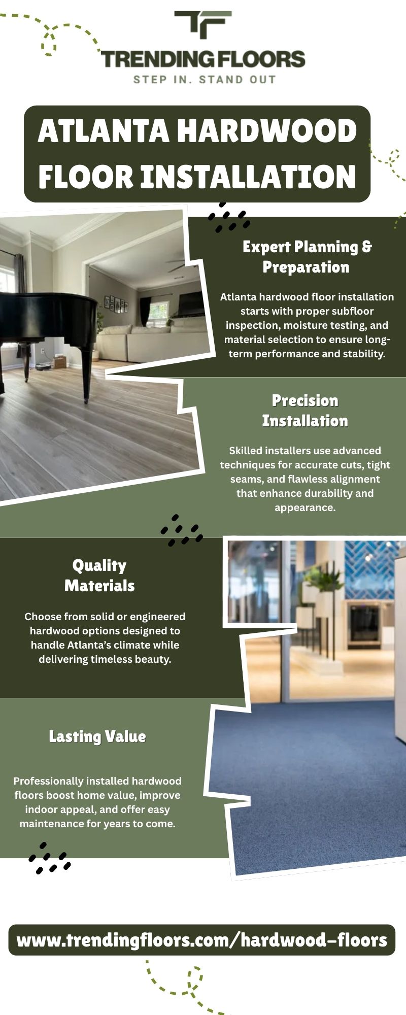 Atlanta Hardwood Floor Installation | Trending Floors