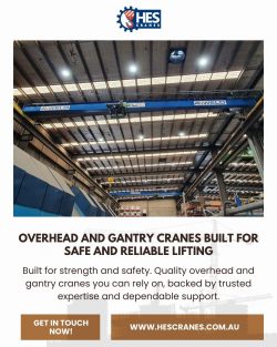 Overhead and Gantry Cranes Built for Safe and Reliable Lifting | HES Cranes
