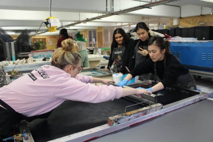 Fabric screen printing london