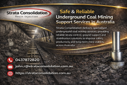 Safe & Reliable Underground Coal Mining Support Services in Australia – Strata Consoli ...