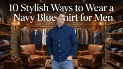 10 Stylish Ways to Wear a Navy Blue Shirt for Men