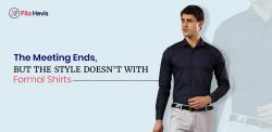 The Meeting Ends, but the Style doesn’t with ⁠Formal Shirts