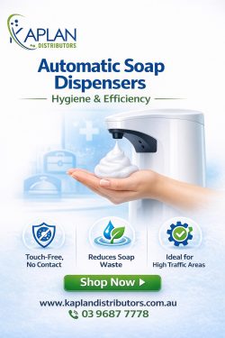 Touch-Free Automatic Soap Dispensers by Kaplan Distributors