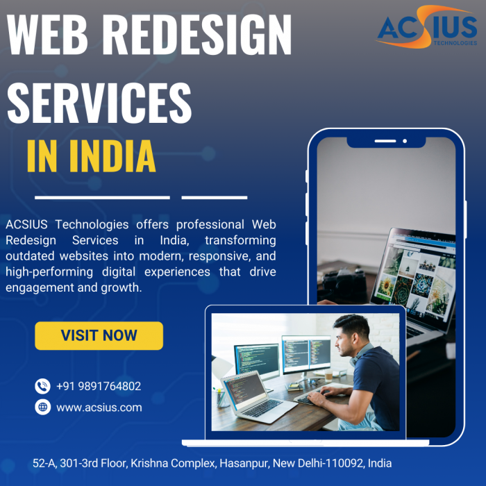 Website Redesign Services India