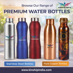 Premium Water Bottles | Stainless Steel & Pure Copper Bottles – Kinship India