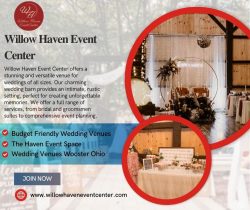 Celebrate Love Amid Rustic Charm at Willow Haven Barn Venues
