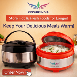 Insulated Stainless Steel Casserole for Hot Food Storage | Kinship India