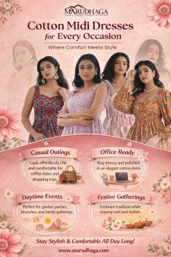 Cotton Midi Dress for Women: Easy Styling Ideas for Every Occasion