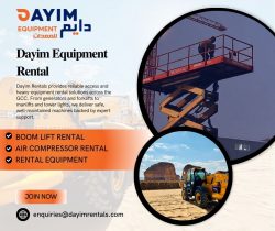Professional Equipment Rental Services in Jubail for Every Project