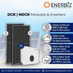 DCR & NDCR Solar Modules and Inverters | MNRE-Approved Solutions