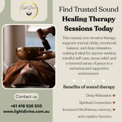 Find Trusted Sound Healing Therapy Sessions Today