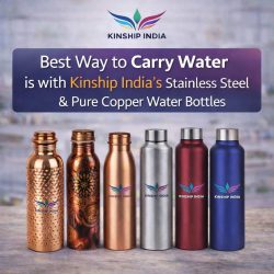 Premium Stainless Steel & Copper Water Bottles | Kinship India