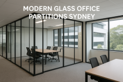 Modern Glass Office Partitions Sydney