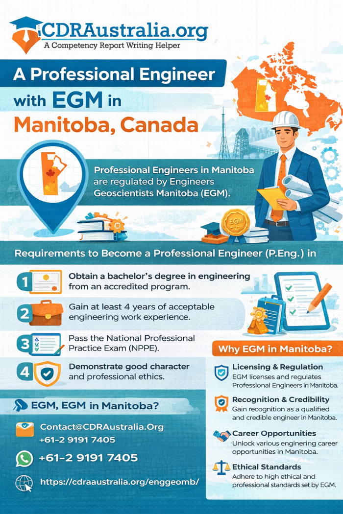 Professional Engineer with EGM in Manitoba