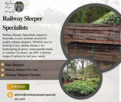 Raised Garden Beds Built with Timber Sleepers