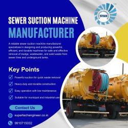 Sewer Suction Machine Manufacturer: Heavy-Duty & Reliable Solutions