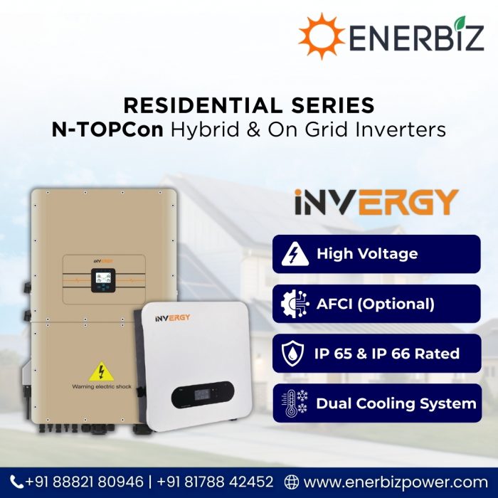 Invergy N-TOPCon Hybrid & On-Grid Inverters for Homes | Enerbiz