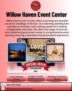 Intimate Wedding Venue Perfect for Small Weddings Willow Haven