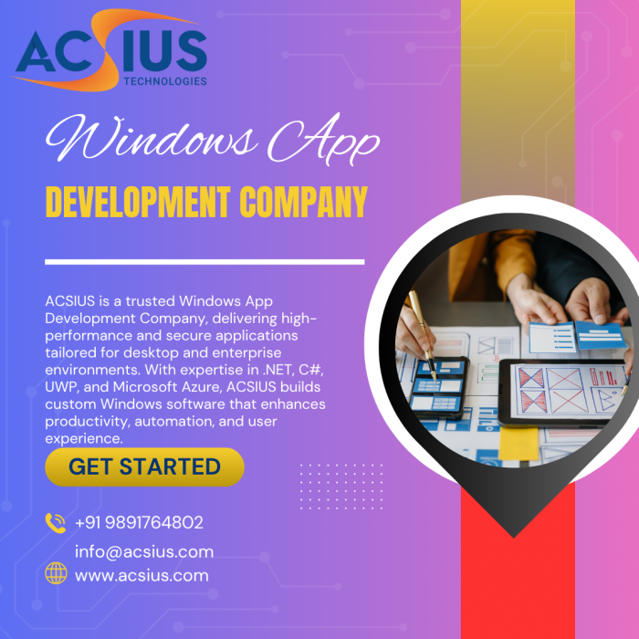 Windows App Development Services