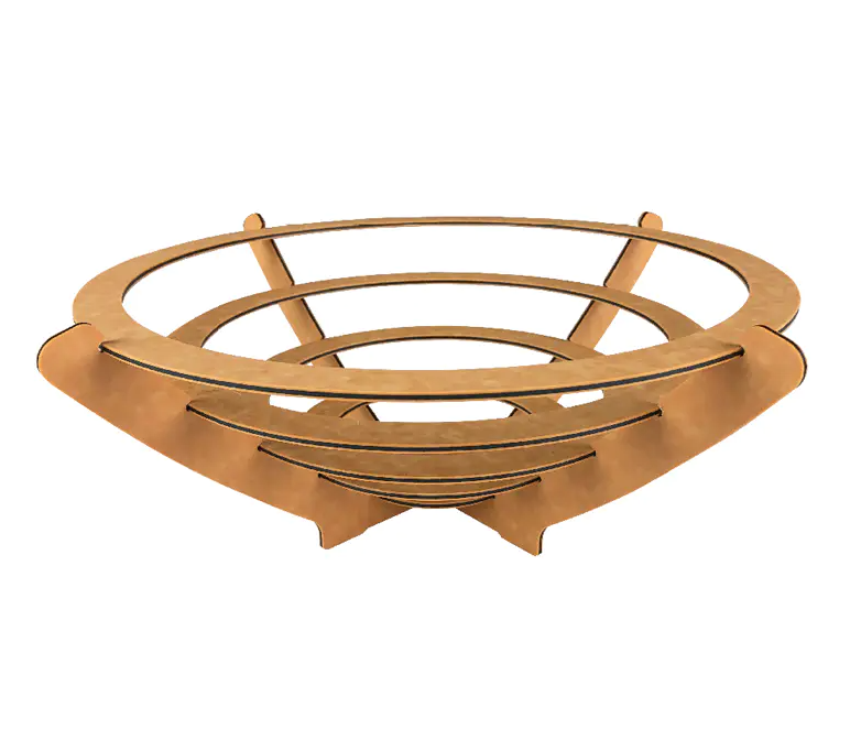 Wooden Bread Basket for Presentation and Function