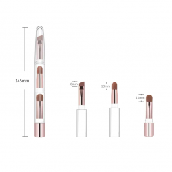 Eye Brush Shapes and Makeup Results