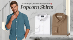 Classic Kapda, Contemporary Game 🎯, Popcorn Shirts