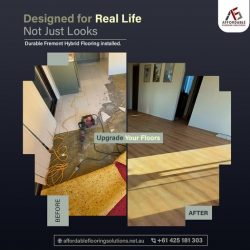 80sqm Fremont Hybrid Flooring installation in Perth