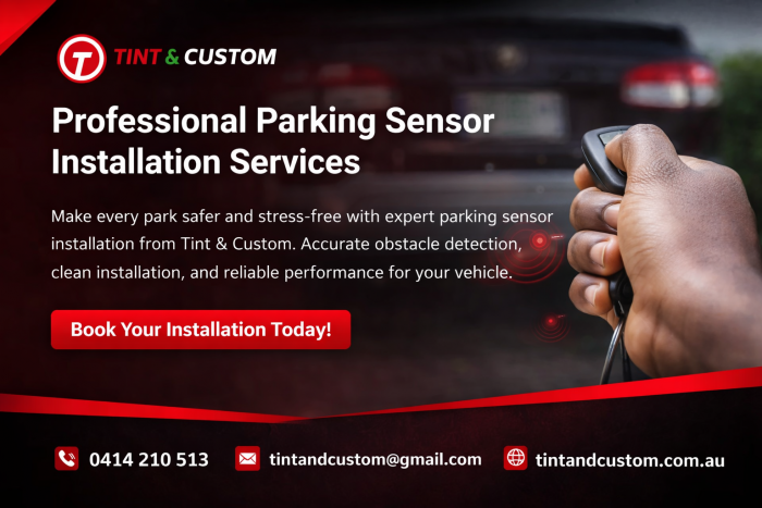 Professional Parking Sensor Installation Services – Tint & Custom
