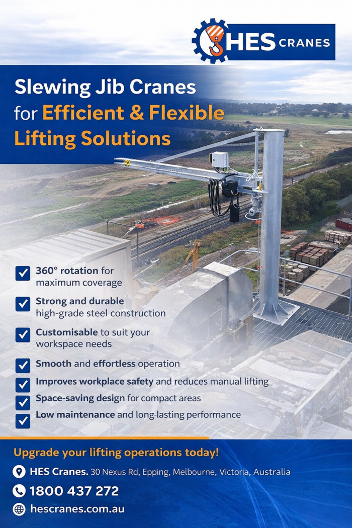 Slewing Jib Cranes for Efficient & Flexible Lifting Solutions
