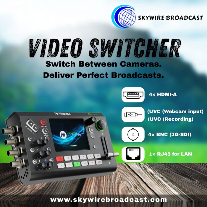 Professional Video Switcher for Studio and Event Production