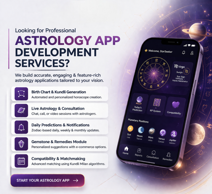 Top rated astrology app development services