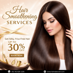 Hair Smoothening Services – Silky, Frizz-Free & Manageable Hair