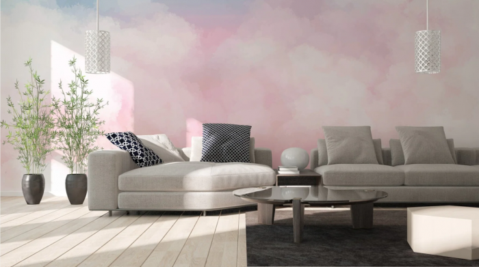 Peel and Stick Cloud Wallpaper