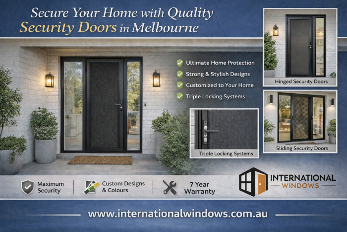 Security Doors in Melbourne | Strong & Stylish Protection – International Windows