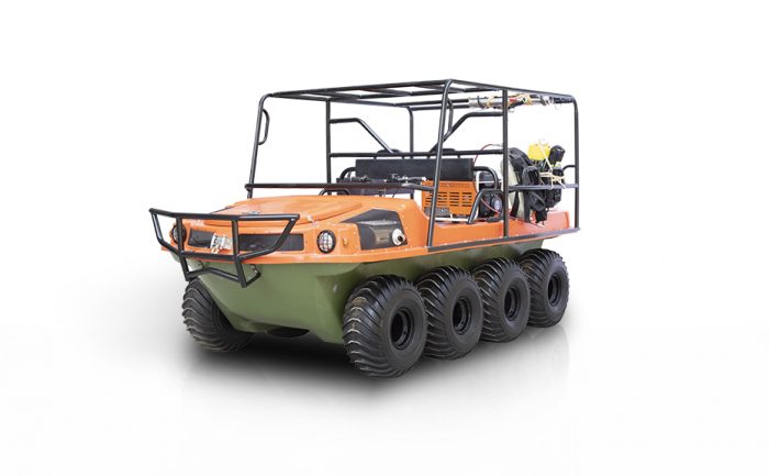 Amphibious 8-Wheel ATV: Seamless Land-to-Water Rescue Tool