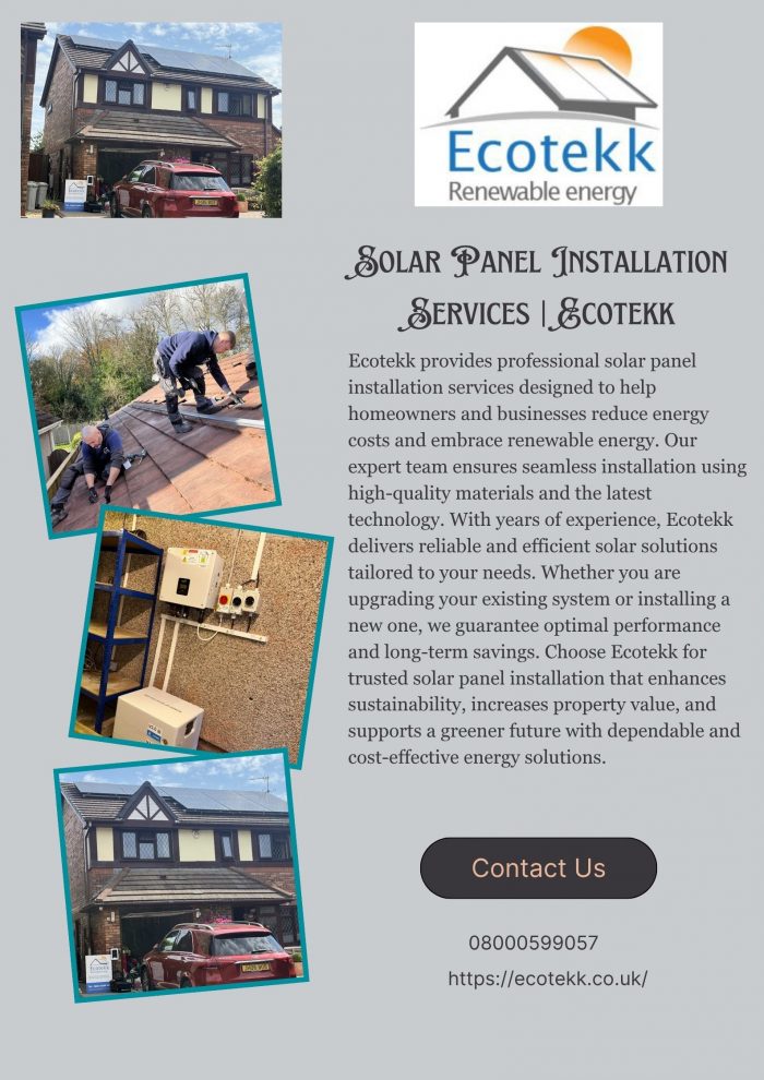 Professional Solar PV Installer Services | Ecotekk