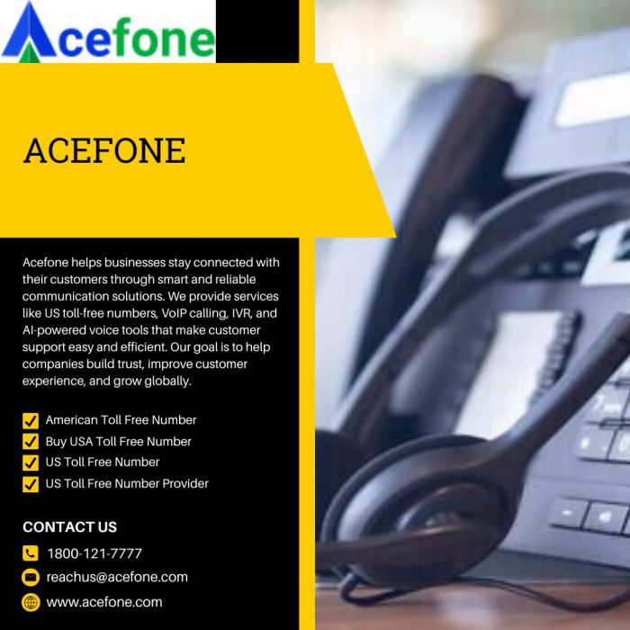 Get Toll Free USA Number for Business | Acefone