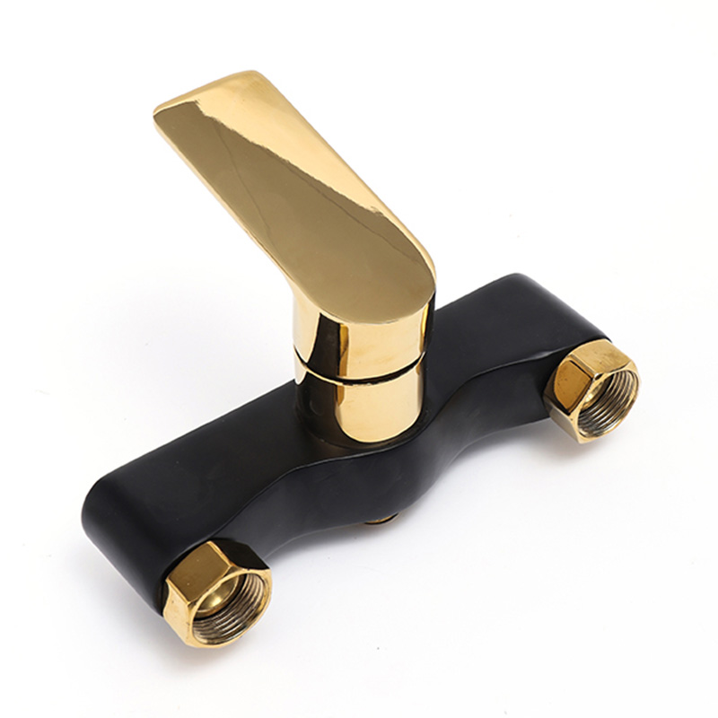 Gold Wall Mount Faucet: Floating Design for Clean, Minimalist Bathrooms