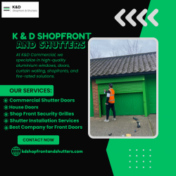 Durable Commercial Shutter Doors for Shops and Warehouses