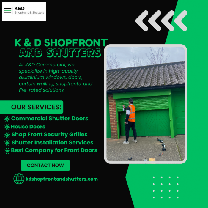 Durable Commercial Shutter Doors for Shops and Warehouses