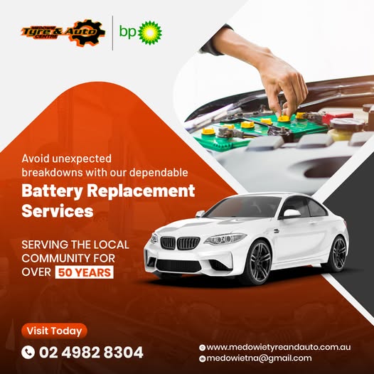 Battery Replacement Services – Medowie Tyre & Auto Centre