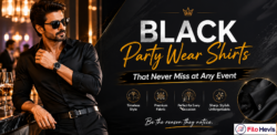 Black Party Wear Shirts That Never Miss at Any Event