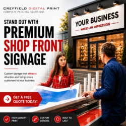 Custom Shop Front Signage That Makes Your Business Stand Out